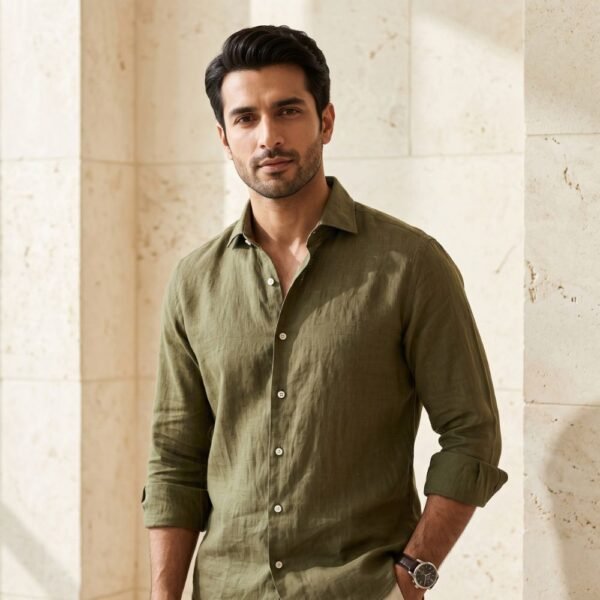 men_s_green_button_up